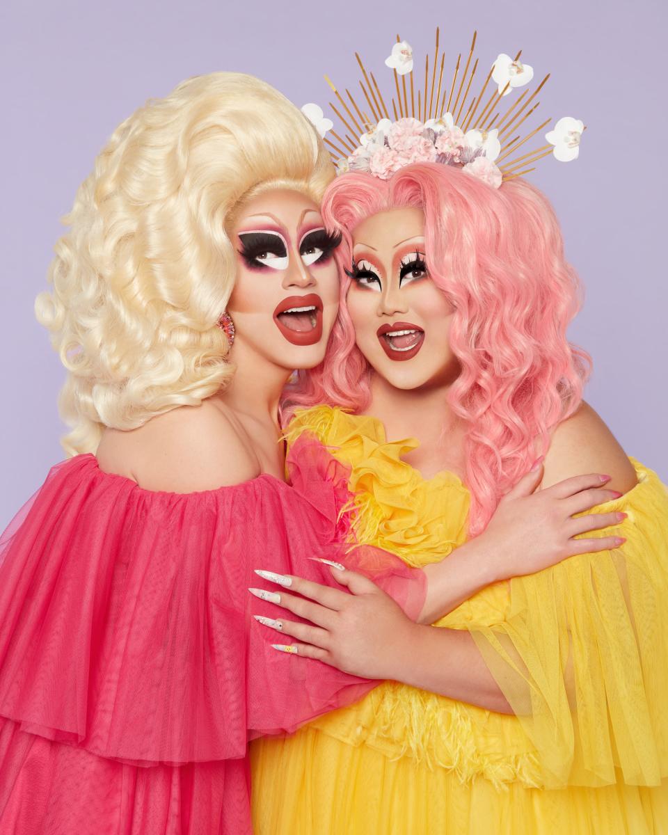 Trixie Mattel and Kim Chi - Credit: Courtesy of KimChi Chic Beauty