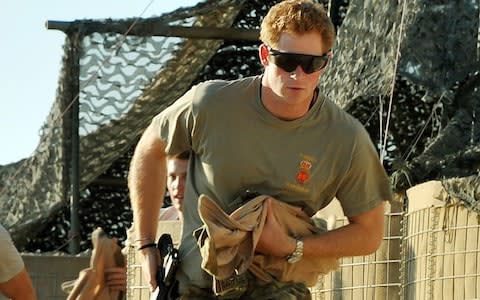 Prince Harry previously served with the Armed Forces - Credit: John Stillwell/PA Wire