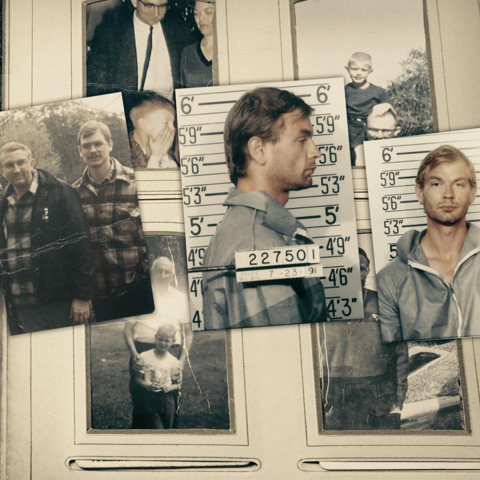 This is a promotional image for "My Son Jeffrey: The Dahmer Family Tapes," a new documentary series streaming on Fox Nation starting Sept. 18.