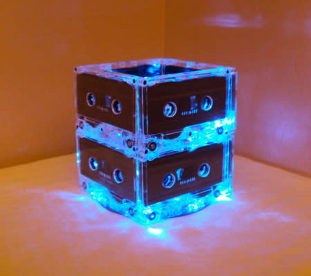 <div class="caption-credit"> Photo by: Etsy</div><b>Mix tape Night Light</b> <br> It breaks my heart that my kids will grow up without ever understanding what a mix tape is (or how amazing it feels when your crush makes you one). I'd love to sneak this huge part of my childhood into theirs with this bright blue night light made from recycled cassette tapes. <br> <i><a rel="nofollow noopener" href="http://www.disneybaby.com/blog/10-lighting-ideas-for-a-boys-nursery/#slide7" target="_blank" data-ylk="slk:Get it here;elm:context_link;itc:0;sec:content-canvas" class="link ">Get it here</a></i>