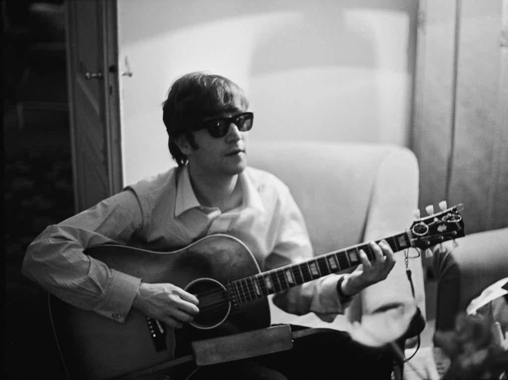 John Lennon in Paris, January 1964 (Getty Images)