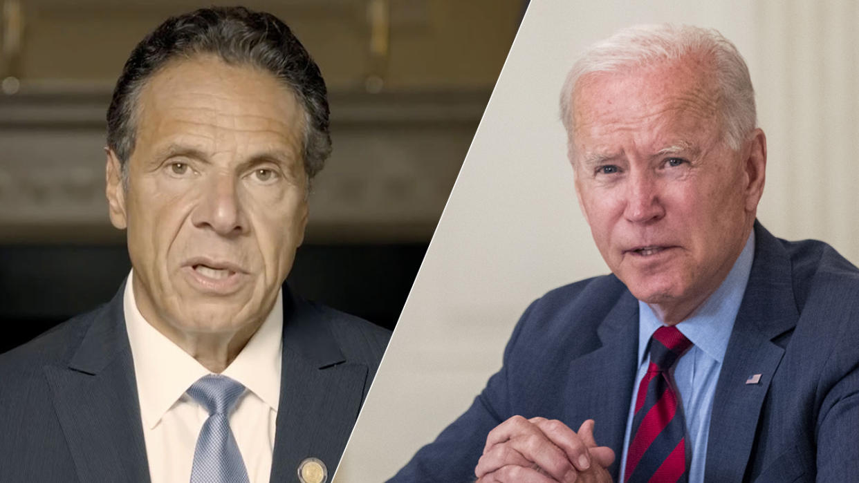 Andrew Cuomo and Joe Biden