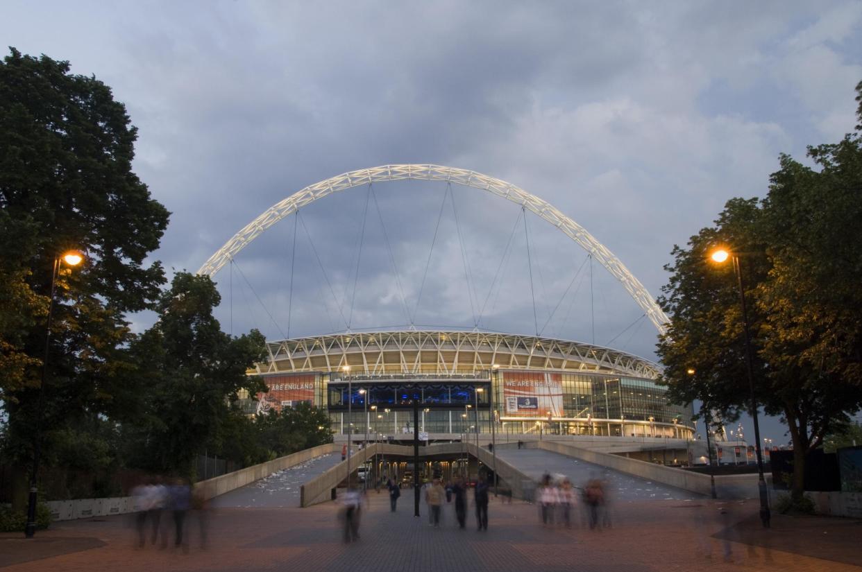 The incident happened near Wembley Stadium: Bob Thomas/Getty Images