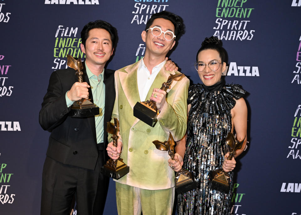 Steven Yeun, Lee Sung Jin and Ali Wong