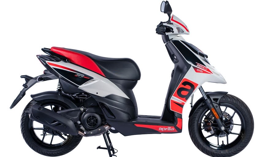 Aprilia 160, una de las motos más económicas financiadas.