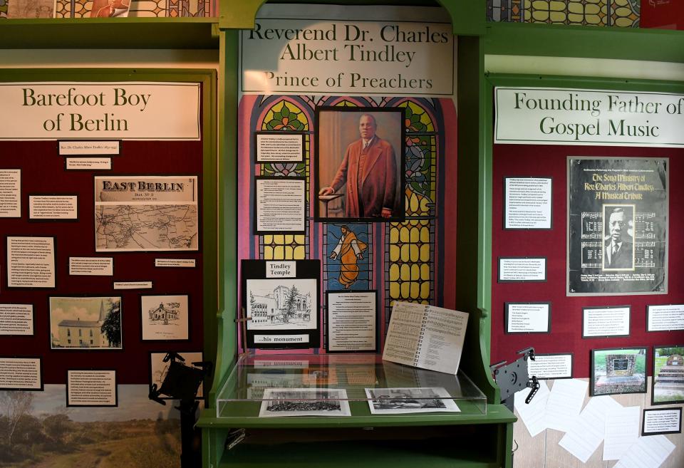 A new exhibit is opening at the Calvin B. Taylor House honoring Dr. Charles Albert Tindley in Berlin, Maryland. The exhibit includes pieces collected from local residents who helped to design the new exhibit.