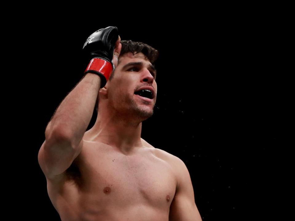 Vicente Luque stopped Belal Muhammad in 2016 and the pair rematch in April (Zuffa LLC via Getty)