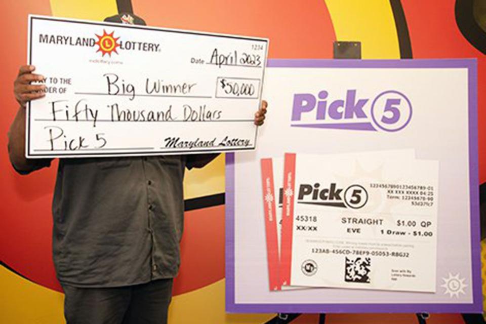 maryland lottery  "Big Winner" 