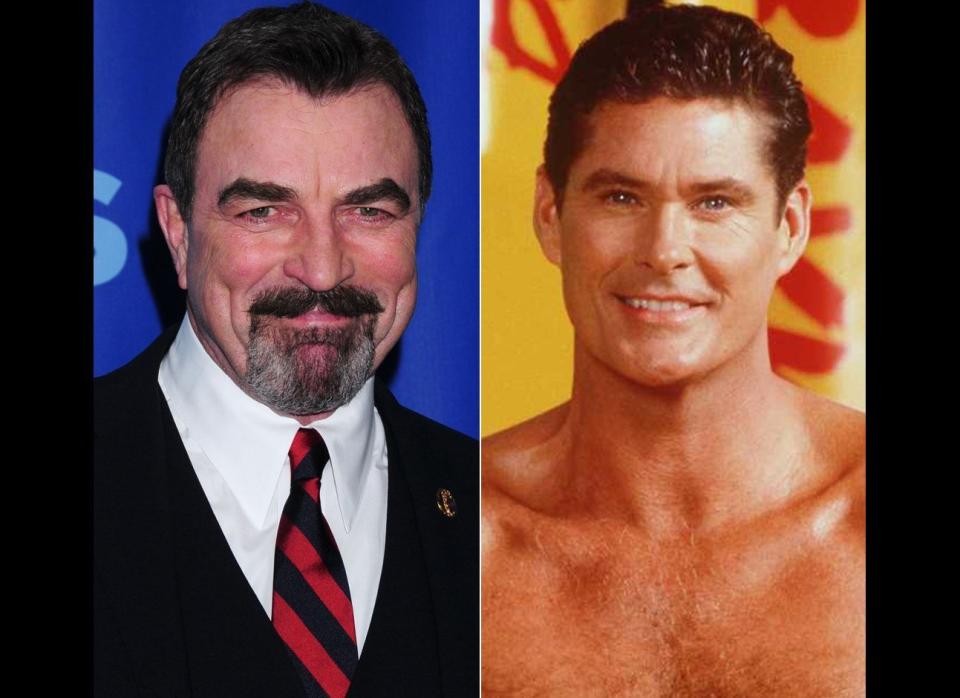 Rumor has it that the role that put red bathing suits and David Hasselhoff on the map was originally offered to Tom Selleck, who turned it down because he didn't want to be seen as a sex symbol.  
