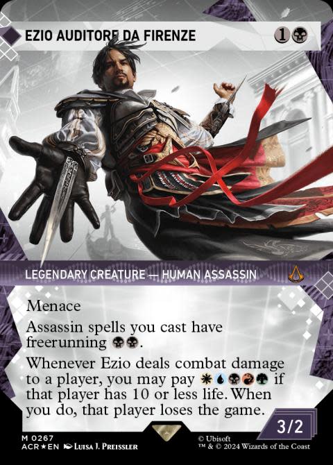 Primer vistazo a las cartas de Assassin's Creed para Magic: The Gathering