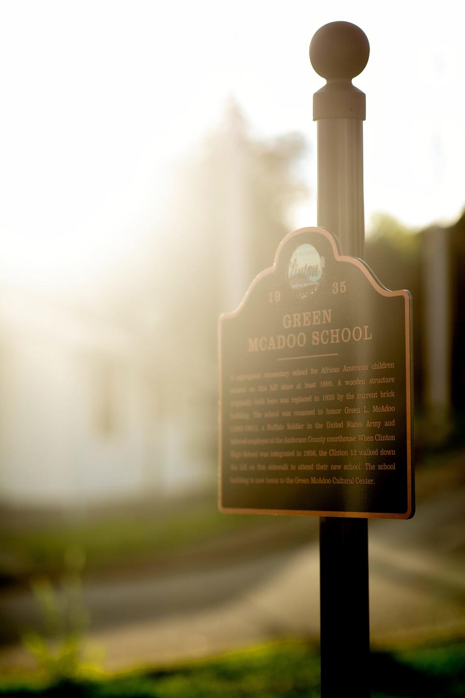 Green McAdoo School is on the historic walking tour.