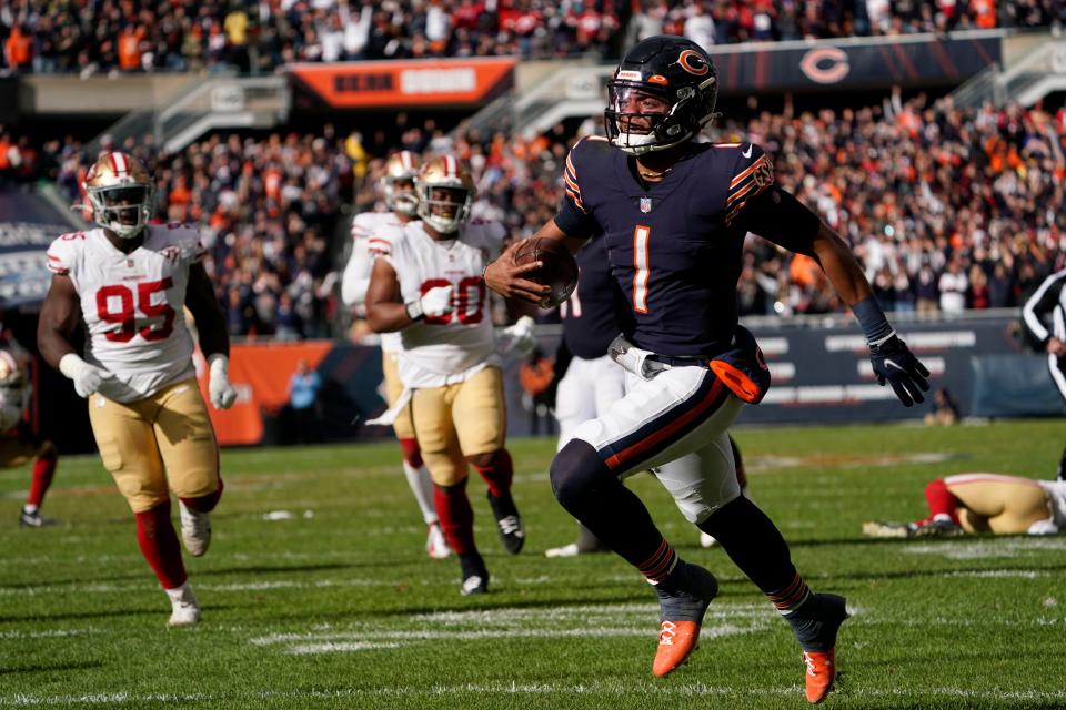 Can Justin Fields and the Chicago Bears beat the San Francisco 49ers in their Week 1 NFL game?