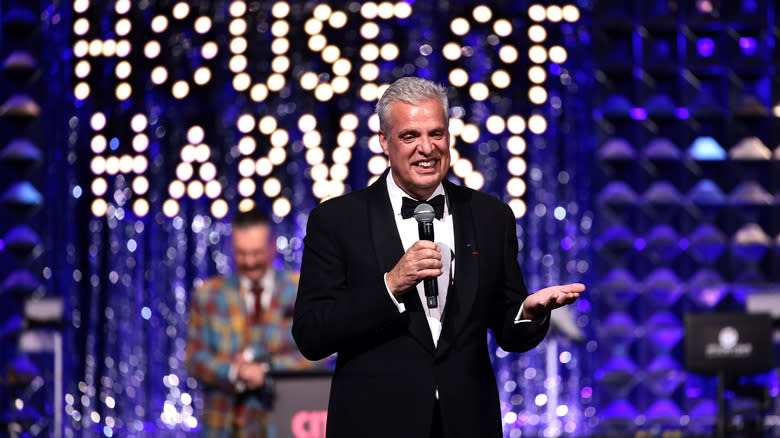 Eric Ripert speaking on stage