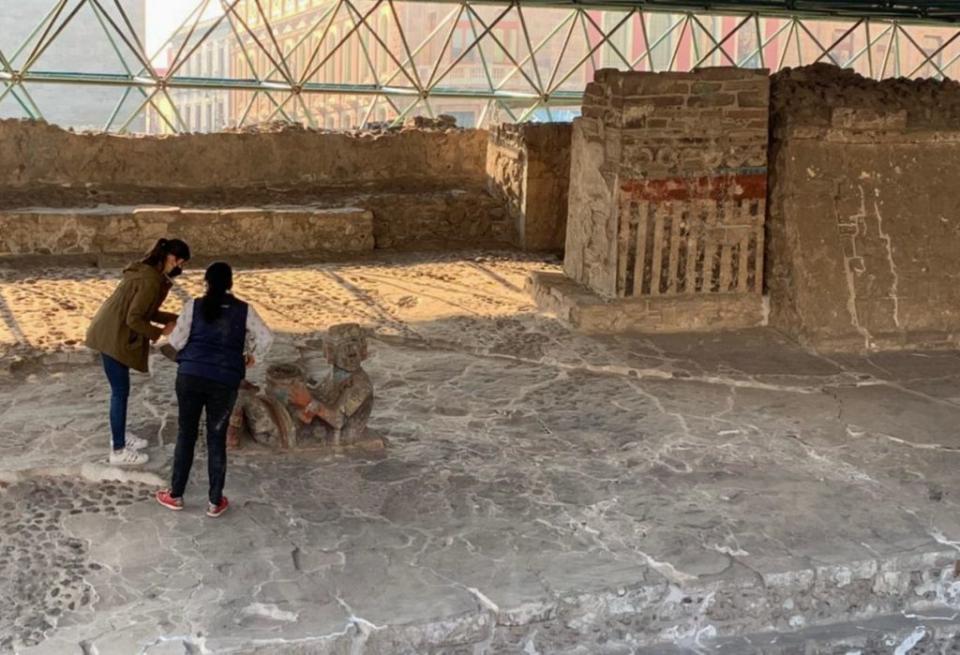 Casa de las Águilas, en el Templo Mayor. Foto: Cuartoscuro