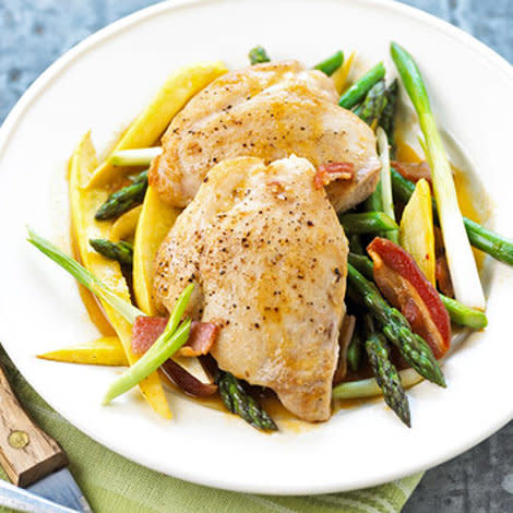 Chicken and Asparagus Skillet Supper