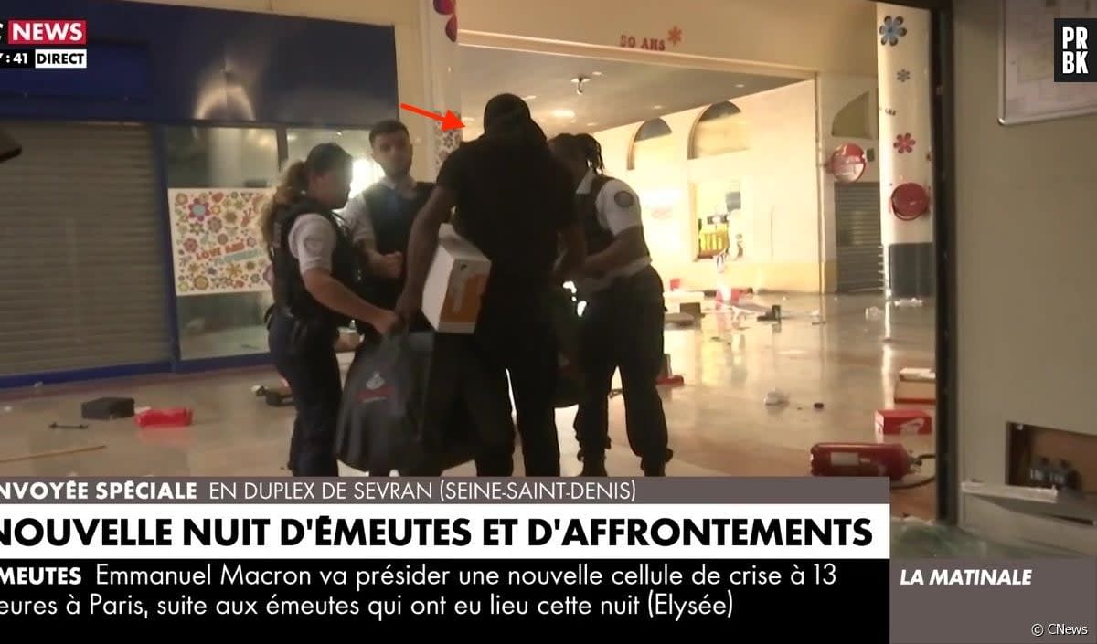 Une arrestation en plein direct sur CNews - CNews