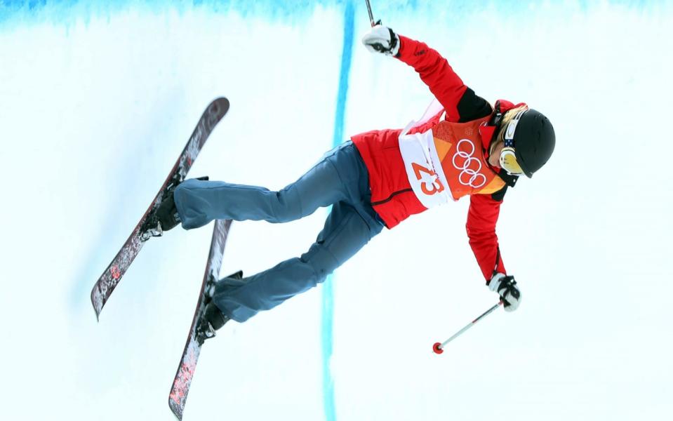 Elizabeth Swaney did not even attempt any of the tricks expected in the halfpipe - REUTERS