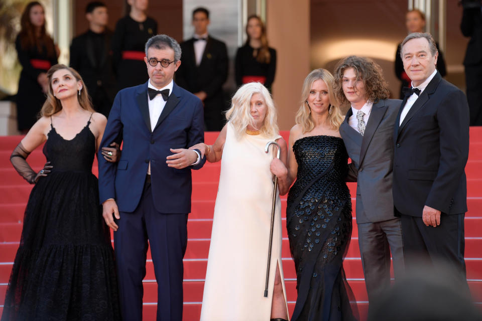 Clotilde Courau, Saîd Ben Said, Catherine Breillat, Léa Drucker, Samuel Kircher et Olivier Rabourdin, ici à Cannes, jeudi 25 mai.