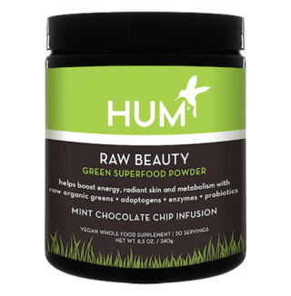 <p><strong>Raw Beauty Green Superfood Powder, $39, <a rel="nofollow noopener" href="https://www.humnutrition.com/product/32/raw-beauty" target="_blank" data-ylk="slk:humnutrition.com;elm:context_link;itc:0;sec:content-canvas" class="link "><span>humnutrition.com</span></a></strong><strong>.</strong></p><p><strong>What It Is and What It Does:</strong> This powder supports glowing skin and a healthy metabolism with detoxifying herbs, beauty-boosting phytonutrients, alkalizing greens, and digestion-supporting fiber. </p>