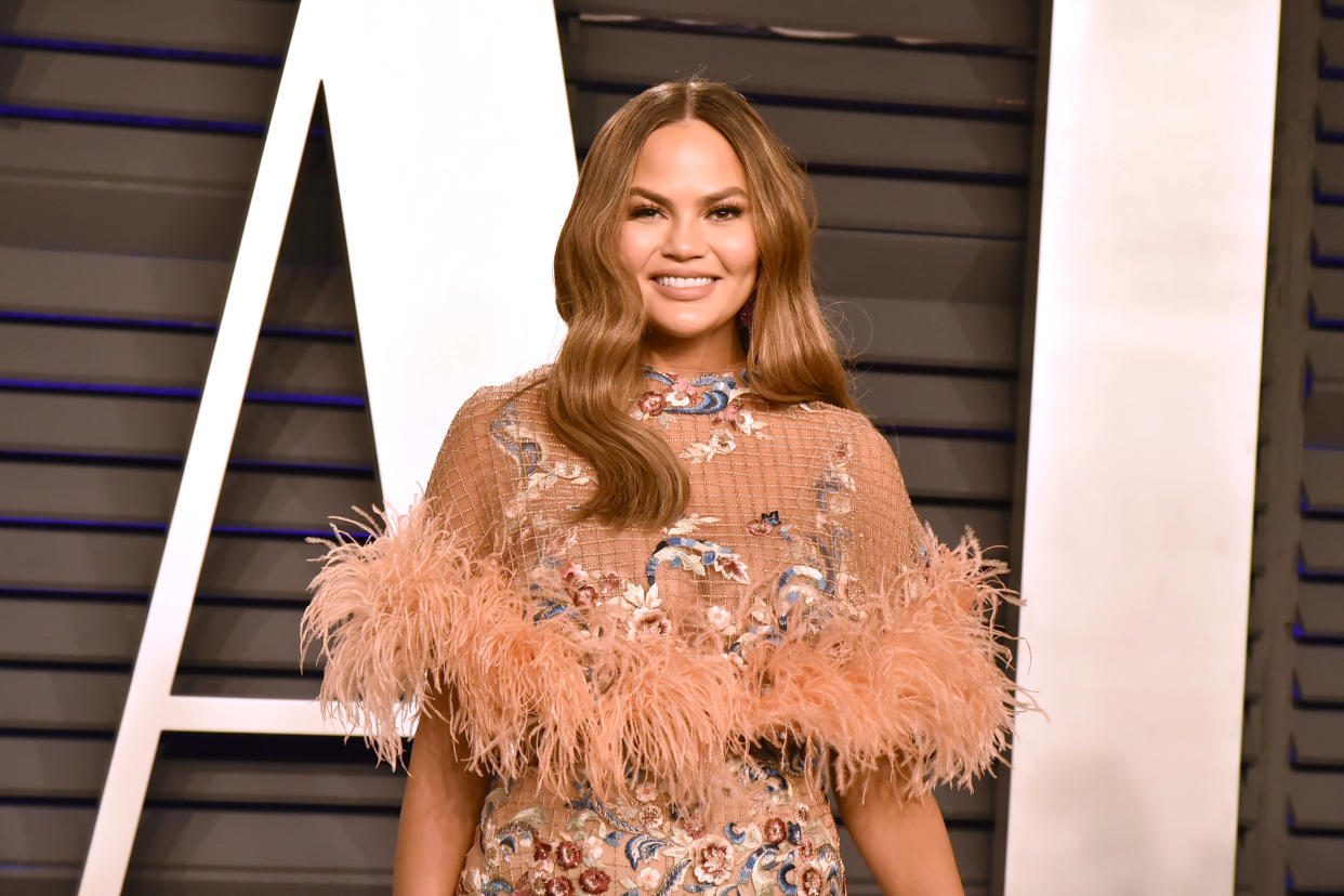 Chrissy Teigen urged her followers to vote Trump out. (Photo: David Crotty/Patrick McMullan via Getty Images)