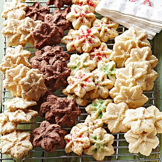 A Christmas classic than can be savored year round. Change up the flavor by adding chocolate or peppermint to these simple cookies.