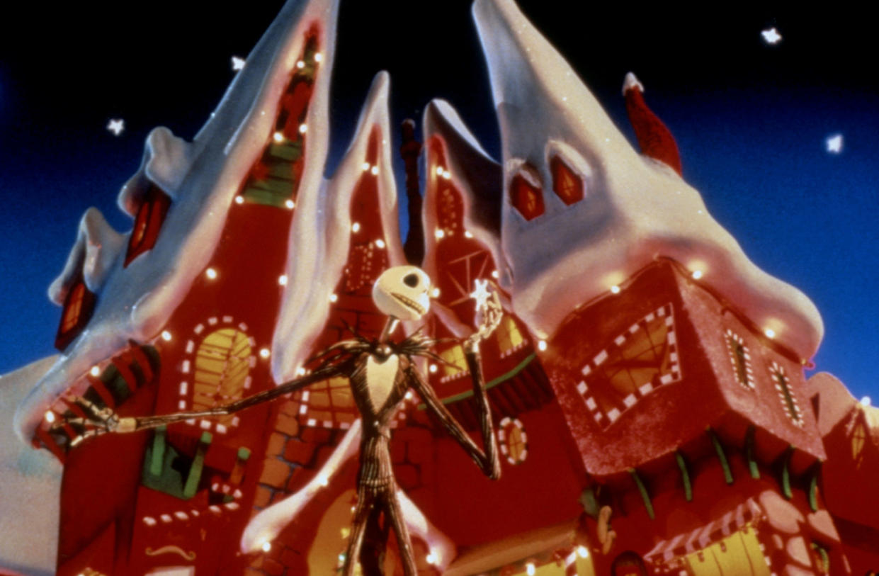 In The Nightmare Before Christmas, designers and animators used claymation to help build the world of Christmas Town