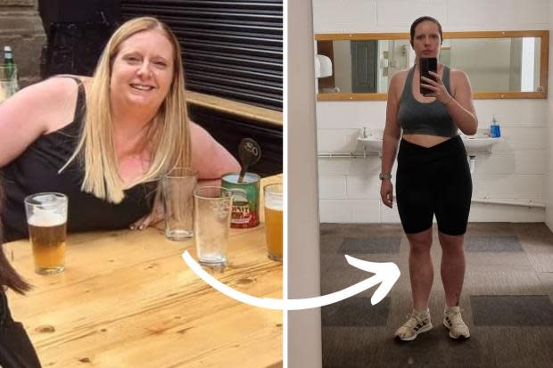 Armagh woman's incredible transformation as she sheds six stone