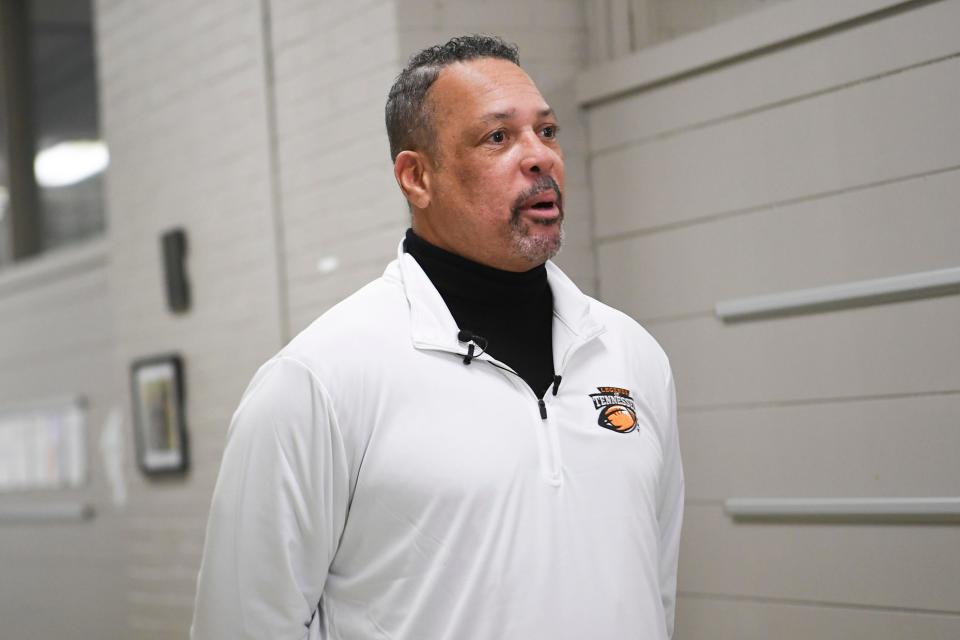 &quot;We talk about how athletes who do well in football also do well in the classroom. The classroom always comes first,” said Chris Treece, co-founder of the nonprofit Legends of Tennessee, speaking Feb. 1 at Pond Gap Elementary School.