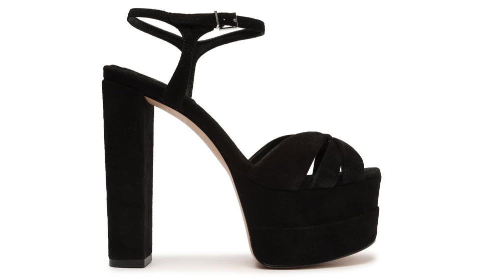 Schutz, heels, high heels, sandals, platforms, platform heels, platform sandals, black heels, black sandals, black platforms, block heels, stacked heels