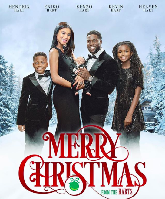 Everything the pint-sized entertainer does is an event, and his holiday card is no exception. The cool-looking movie poster-like card also features the actor’s wife, Eniko, and their new son, Kenzo, who was <a href="https://www.yahoo.com/entertainment/kevin-hart-eniko-parrish-welcome-114055736.html" rel="nofollow" data-ylk="slk:born, like, five minutes ago;elm:context_link;itc:0;sec:content-canvas;outcm:mb_qualified_link;_E:mb_qualified_link;ct:story;" class="link  yahoo-link">born, like, five minutes ago</a>, as well as his kids from his first marriage, Hendrix and Heaven. (Photo: <a href="https://www.instagram.com/p/Bcu2KyUDpLl/?hl=en&taken-by=kevinhart4real" rel="nofollow noopener" target="_blank" data-ylk="slk:Kevin Hart via Instagram;elm:context_link;itc:0;sec:content-canvas" class="link ">Kevin Hart via Instagram</a>)