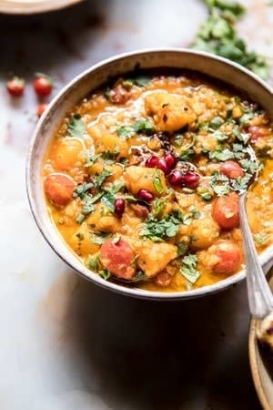 Tomato and Butternut Squash Dal