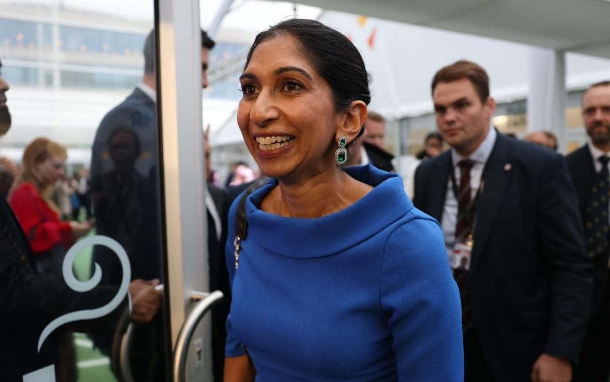 Suella Braverman at Tory Party Conference - Hollie Adams 
