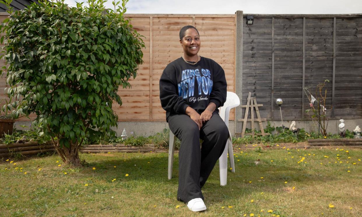 <span>Former Team GB Olympic athlete Sarah Claxton traced her American father through ancestry DNA testing.</span><span>Photograph: Anselm Ebulue/The Observer</span>