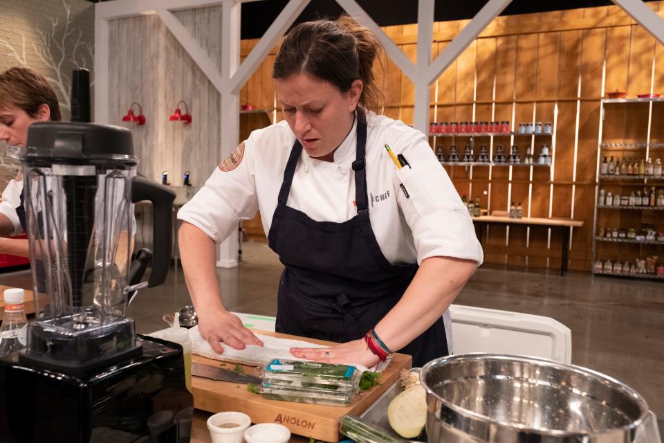 Contestant Sara Bradley on episode 6 of Bravo’s “Top Chef: Kentucky.”