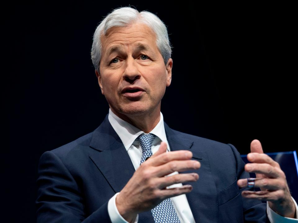 JPMorgan Chase & Co. CEO Jamie Dimon speaks during the Business Roundtable CEO Innovation Summit in Washington, DC on December 6, 2018.