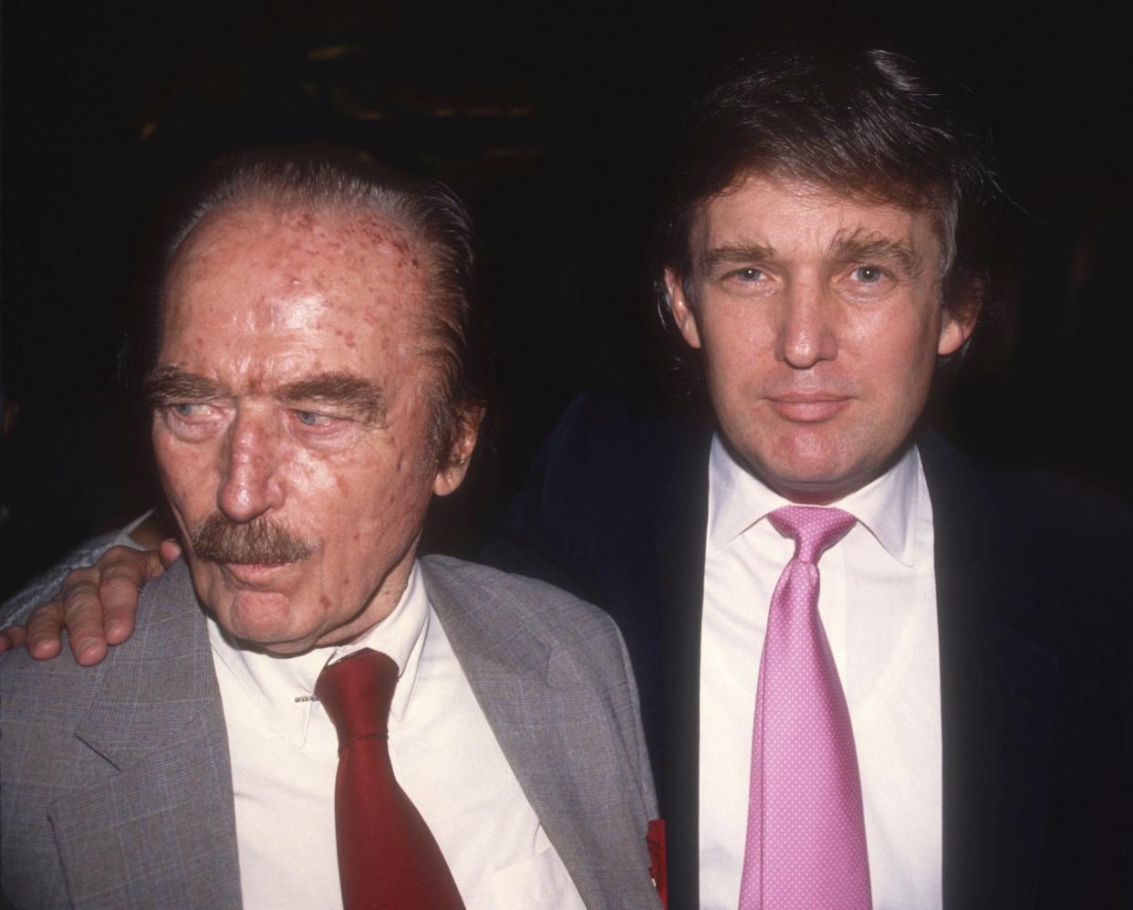 Fred Trump with Donald Trump. (Adam Scull/Photolink/MediaPunch/IPX)