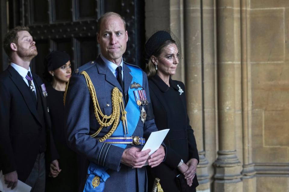 Prince William and Kate Middleton do not speak to Prince Harry and Meghan Markle. Getty Images