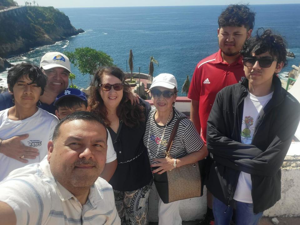 La familia Ruiz en Acapulco