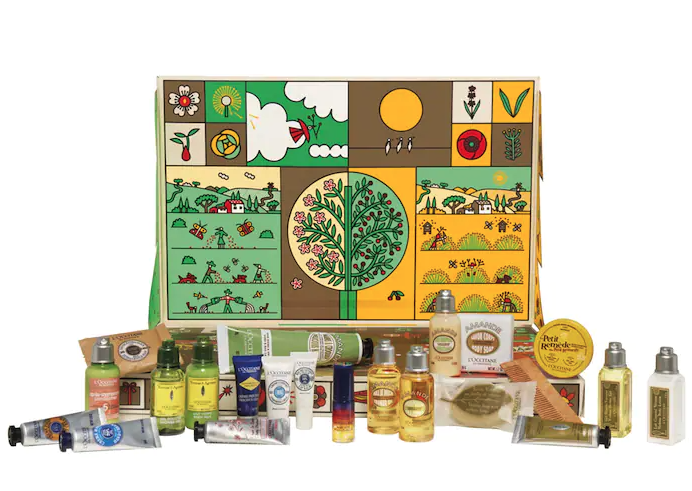 Best of L’Occitane Skincare Advent Calendar. Image via Sephora.