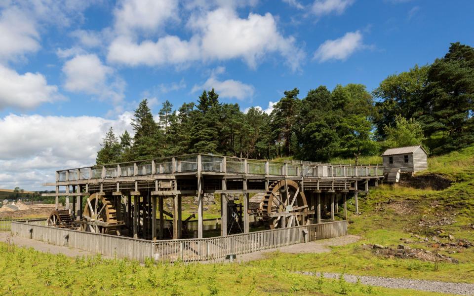 Mining water wheels at Nenthead