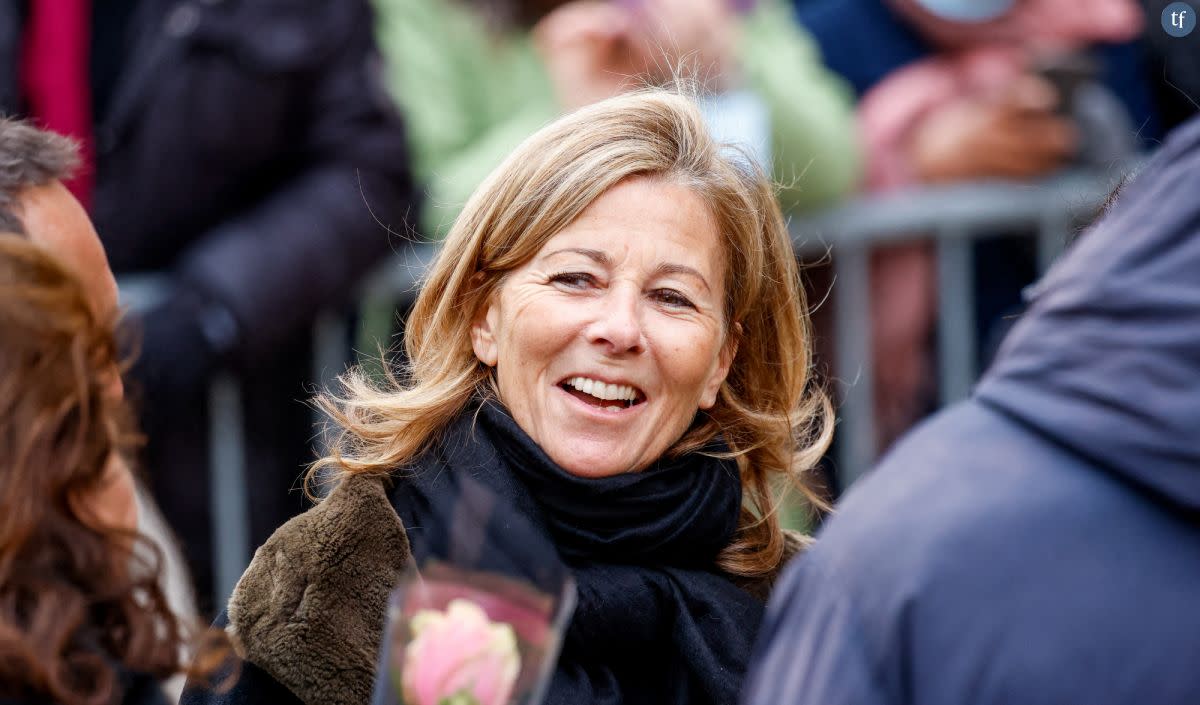 Claire Chazal - Obsèques de Jean-Pierre Pernaut en la Basilique Sainte-Clotilde à Paris le 9 mars 2022. © Cyril Moreau / Bestimage   - BestImage