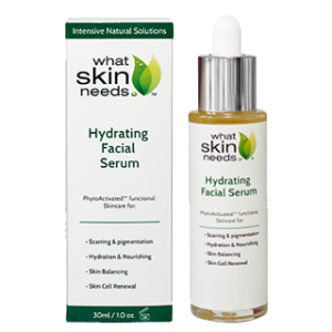 <p>What Skin Needs hydrating facial serum, £17.99</p><p>Using the power of plants, this phyto-activated serum contains Plantolin to protect skin from outside aggressors, whilst healing and repairing dry or damaged skin.</p><p><a href="http://whatskinneeds.co.uk/products/lists/Products/category:1" rel="nofollow noopener" target="_blank" data-ylk="slk:Buy here;elm:context_link;itc:0;sec:content-canvas" class="link ">Buy here</a></p><p><br></p>