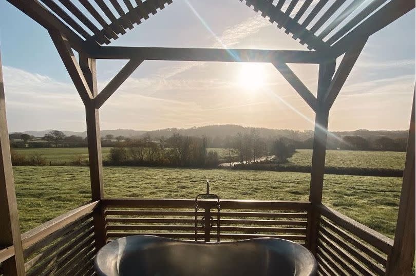 Bath with a view