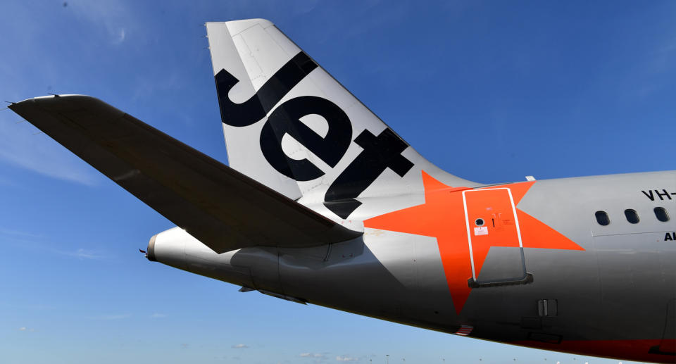 A jetstar plane