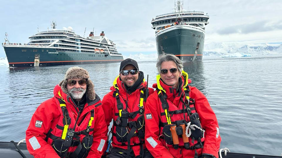 Explorers in Antarctica via Seabourn Pursuit 