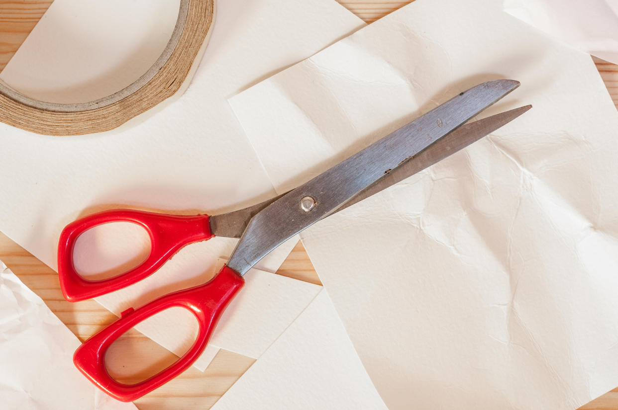 A female student stabbed a boy with scissors when he lifted her skirt. Now they’re both in trouble. (Photo: Getty Images)