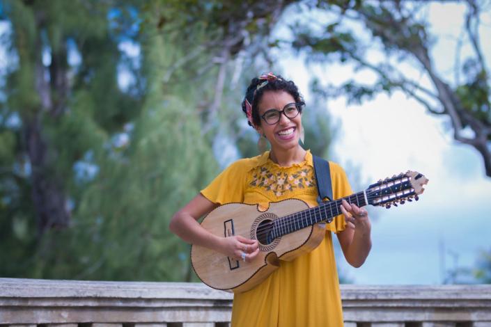 Musician/composer Fabiola Méndez will give an afternoon workshop on Saturday at the Cultural Center of Cape Cod about Puerto Rican folk music and traditions, then at night, she and her trio will present &quot;Afrorriqueña,&quot; a concert showing her skill on the Puerto Rican cuatro.