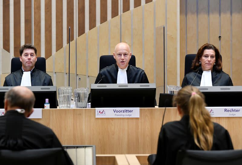 Trial of the Malaysia Airlines flight MH17 at The Schiphol Judicial Complex in Badhoevedorp