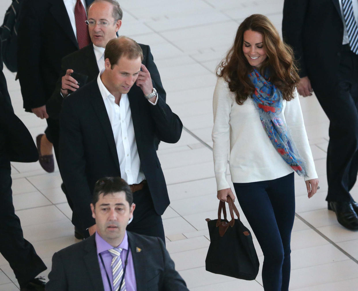 Kate Middleton Longchamp Pliage tote bag