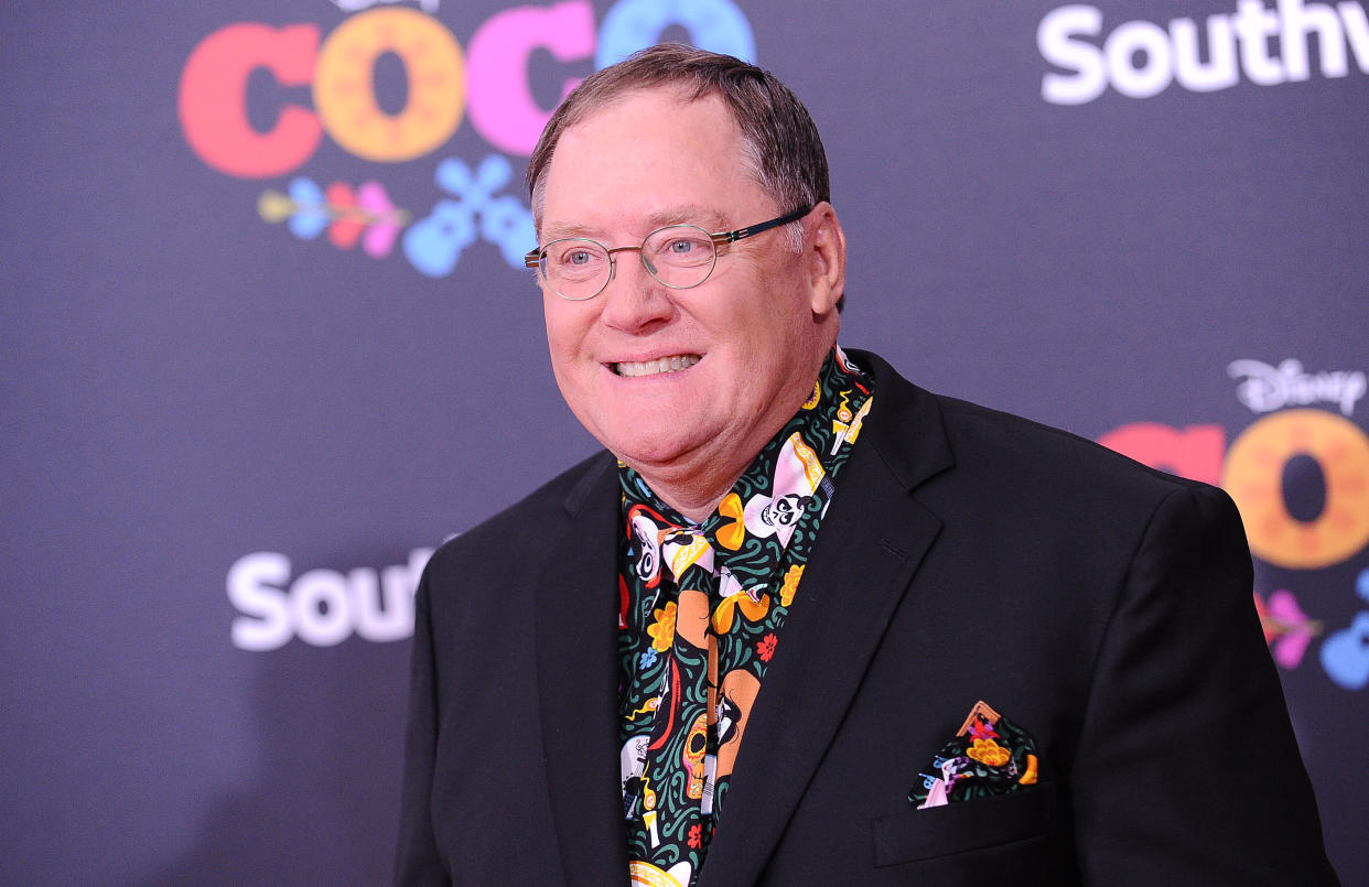 John Lasseter, at the premiere of "Coco" in Los Angeles on Nov. 8, is head of animation&nbsp;for Disney and Pixar. (Photo: Jason LaVeris/FilmMagic via Getty Images)